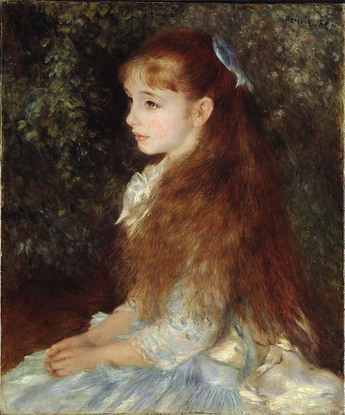 Fichier: Pierre-Auguste Renoir, 1880, Portrait de Mademoiselle Irène Cahen d'Anvers, Sammlung E.G. Bührle.jpg