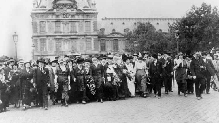 manifestation vote femmes 1914